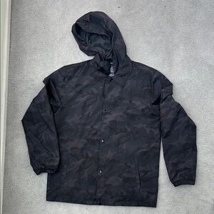 American Rag Black Windbreaker Jacket